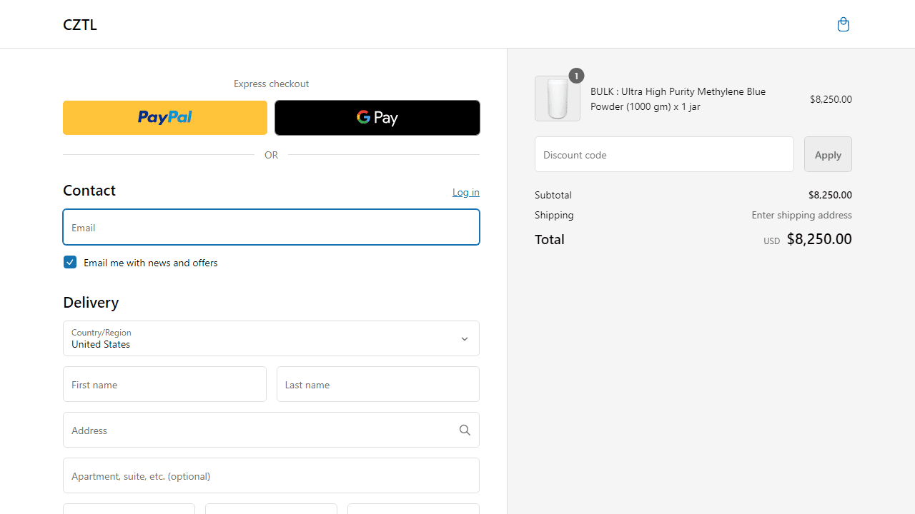 How to apply Cztl coupon code